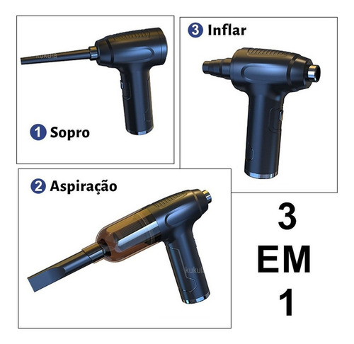 Limpador De Pó Elétrico Sem Fio 50000rpm Espanador De Ar