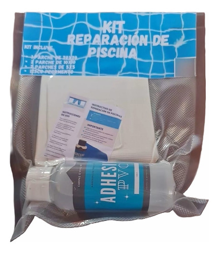  Kit De Reparación Para Piscina Estructural Parche Pegamento