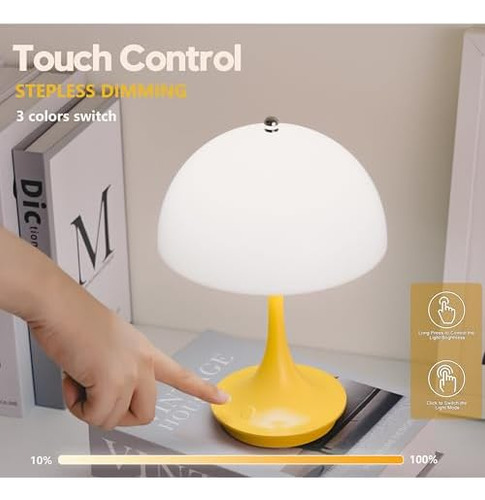 Modernas Lámparas De Mesa Con Forma De Hongo, Inalámbricas,