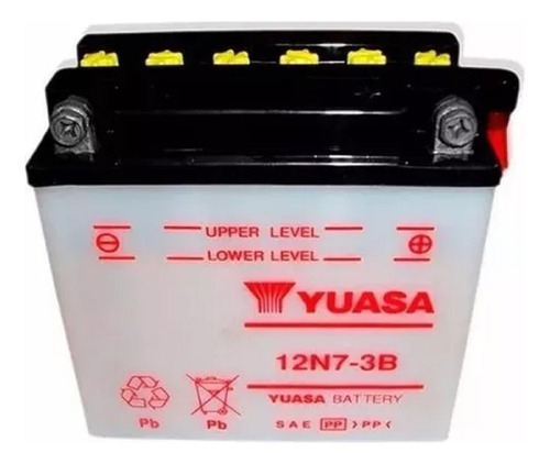 Bateria Yuasa 12n7-3b Sin Acido Envio Gratis
