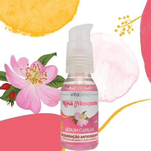 Imagem 2 de 5 de Serum Capilar Rosa Mosqueta Lançamento 60ml Vita Seiva