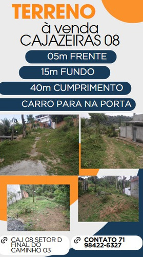 Vendo Terreno Em Cajazeiras Salvador