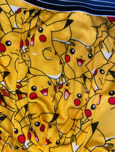 Sexy Boxer Para Hombre Con Estampado De Pikachu