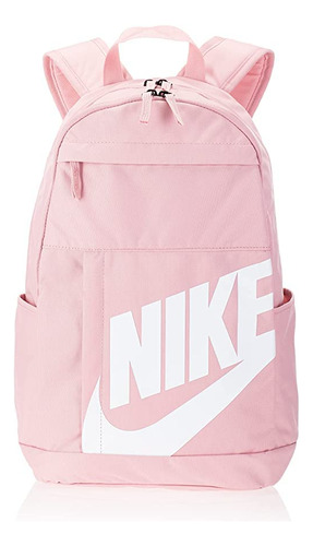 Nike Mochila Elemental Rosa Glaze Blanco Talla Unica