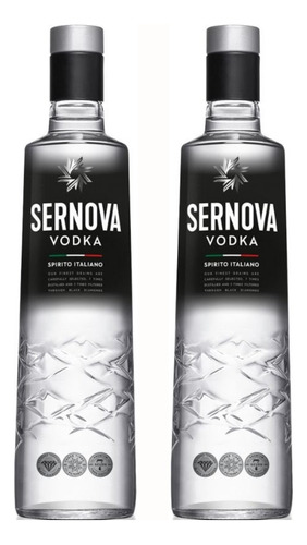 Vodka Sernova 700ml X2 Zetta Bebidas