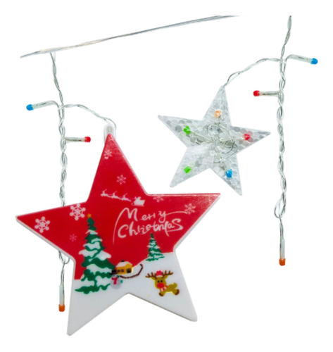 Luces Led Decorativas Navideñas Estrellas Colores Calidos !!