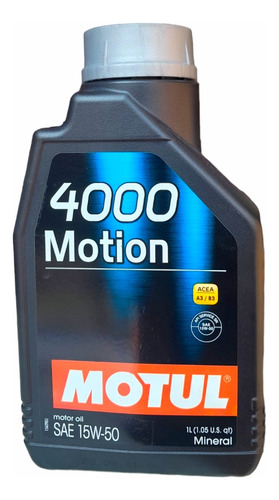 Aceite 15w 50 Mineral Motul 4000