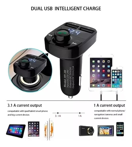Applicable To Transmisor Radio Fm Bluetooth Mp3 Usb Tf Wam