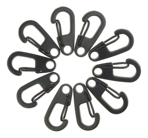 - 20 Piezas Mini Mosquetones De Gancho Con Clip De A Llavero