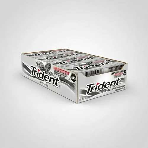 3 Pack Goma De Mascar Trident Extra Strong 18's 12 Pzas C/u | Meses sin ...