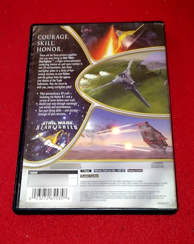 Star Wars Starfighter - Ps2 Greatest Hits Físico (Usado)