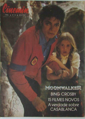 Revista Cinemin - 50 - Michael Jackson -  Moonwalker