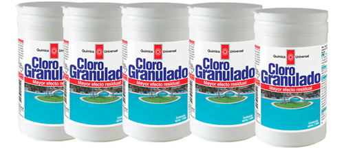 Kit Para Piscina Cloro Granulado Química Universal 5 Kg