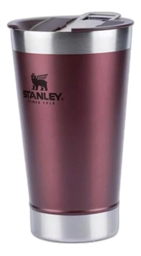 Vaso térmico Stanley para cerveza verde y vino de 473 ml (con tapa)