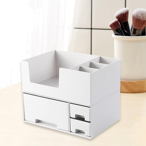Organizador De Escritorio Elegante Para Maquillaje Y