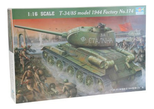 Trumpeter 1-16 Russian T34 - 85 Mod 1944 Factory ***** Early