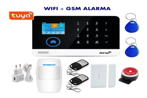 Kit De Alarma Inalambrica Gsm+wifi Compatible 433mhz App 