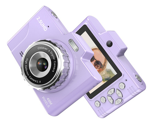 Câmera Infantil 1080p Com Zoom Óptico De 8x Mini Câmera Ccd