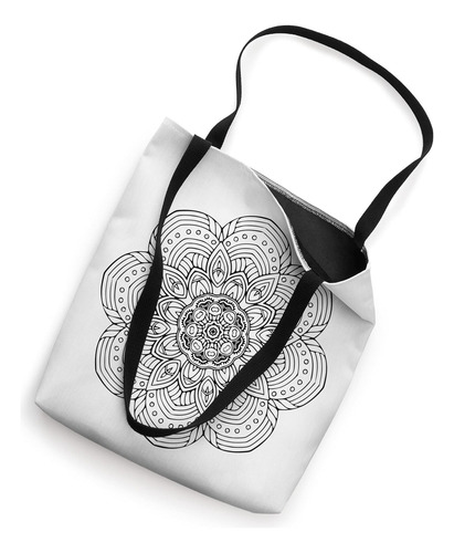 Colorea Tu Propia Bolsa De Mano - Mandala Coloring Tote Bag