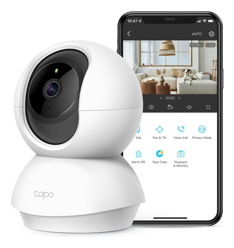 Camara Robotica Tp-link Tapo 360° Wi-fi Nueva Versión 2k