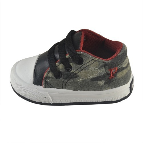 Zapatilla Bebe Negro-camo Pampero Infantil