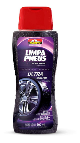 Pretinho Automotivo Limpa Pneus Classic Proauto 500ml