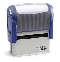 Imagen 4 de 6 de Sello Automatico Personalizado Imprint 3 Logotipo O Endoso