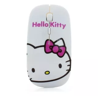 Mouse Inalámbrico Modelo Hello Kitty Mini Delgado Nuevo