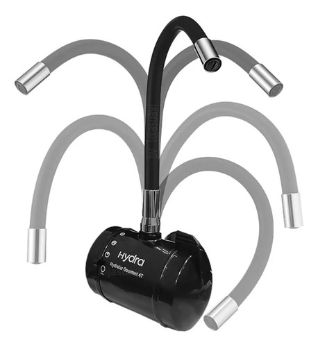 Torneira Elétrica 4t Parede Hydralar Flex 5500w 127v Hydra Acabamento Cromado Frequência 60 110v