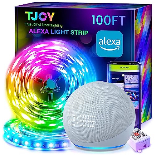 Tjoy - Tira De Luces Led Inteligentes Para Habitación, Compa