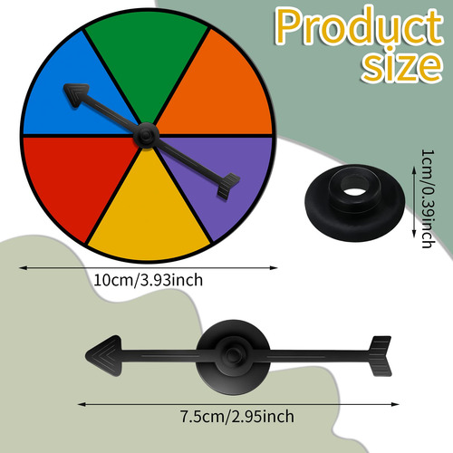 Game Spinner Wheel Chivao, 10 Juegos Con Flechas Giratorias