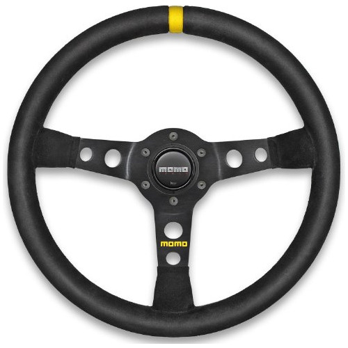 Momo R*******s Mod 07 350 Mm Suede Steering Wheel,black