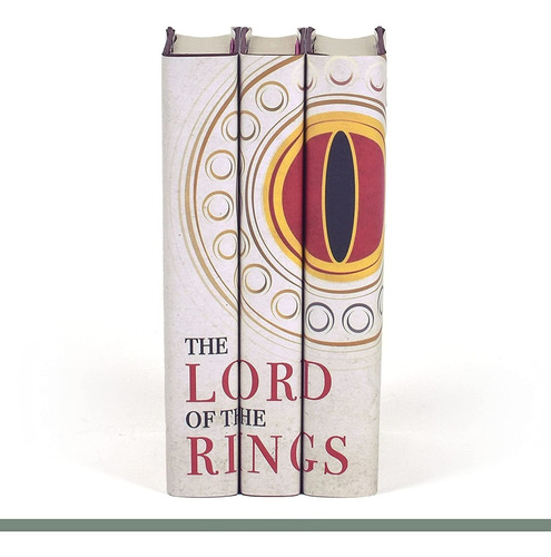 Book : Lord Of Rings Trilogy White/ 3 Volume - J R R Tolkien