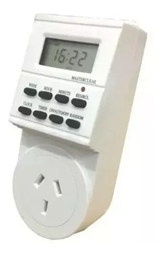 Timer Digital Programable Temporizador Enchufable Zurich