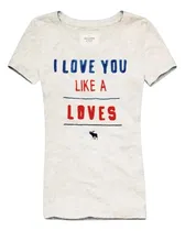 Comprar Playera Abercrombie L Mujer 100% Original Hollister