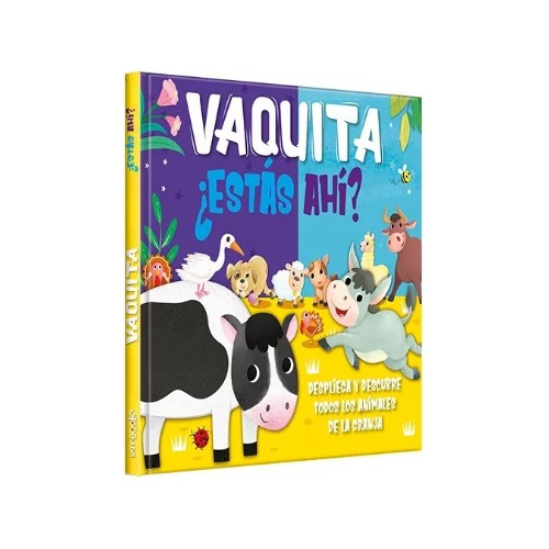 Libro Infantil Vaquita ¿estas Ahi? Despliega Y Descubre 