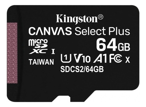 2 Pzas Kingston Canvas Select Plus Tarjeta De Memoria Fl /vc