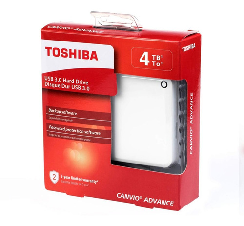 Disco Externo Toshiba Advance 4tb, Gquil T. Crédito $139.99