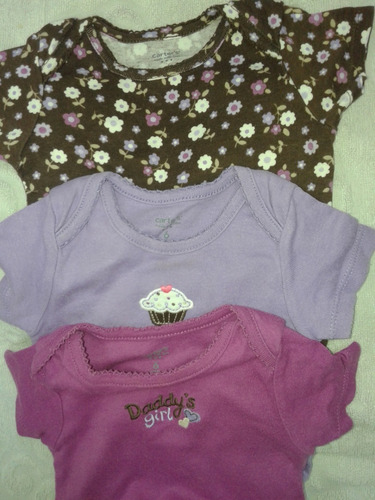 Body Carters 6 M M.corta-estampado Bordados Perfectoc/u