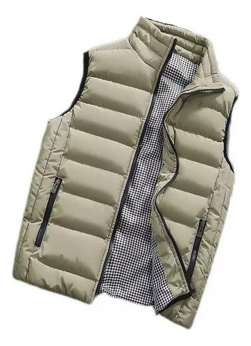 Chaleco De Campo Para Hombre Bomber Puffer Acolchado