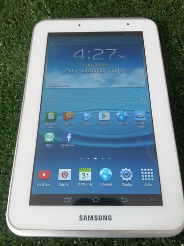 Tablet  Samsung Tb 2  Con  Cargador.