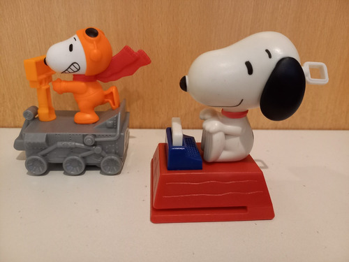 2 Muñecos Snoopy Colección Mc Donalds 2018 Y 2019 Nasa