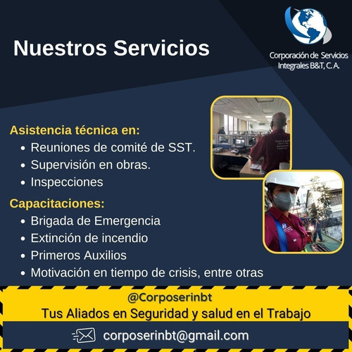 Imagen 3 de 5 de Consultoria En Seguridad Y Salud Laboral Lopcymat Inpsasel