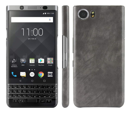 Funda Para Blackberry Keyone Retro Cuero Pu Ultra450