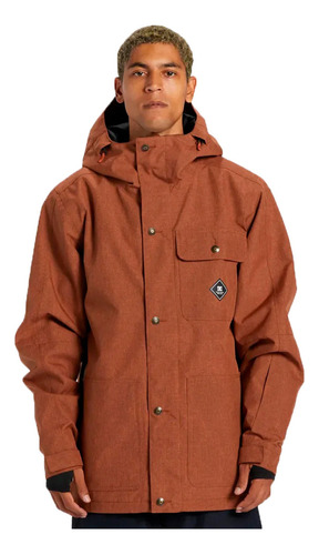 Campera Dc Snow Hombre Servo Ladrillo Cli