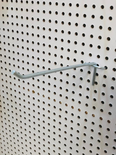 Gancho Para Eucatex Perfurado 15cm Kit Com 10 Peças Pegboard