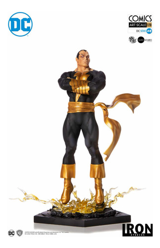 Shazam Vs Black Adam Comics 1/10 Iron Studios (Usado)