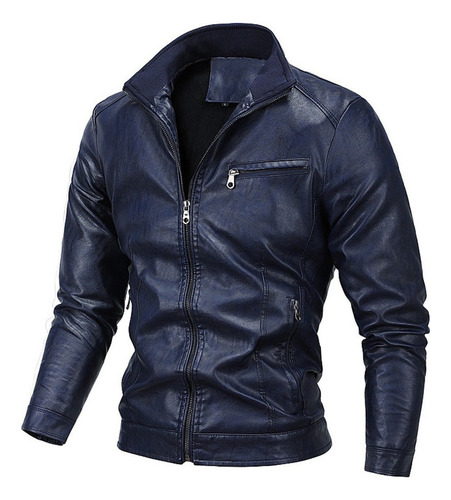 Wan Cazadora Biker Slim Fit Efecto Piel