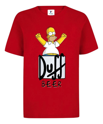 Playera Homero Simpson Los Simpsons Cerveza Duff