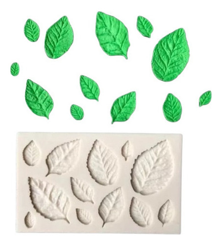 Sc Molde Silicona 2pzs Hoja Arce Para Pudín/gelatina